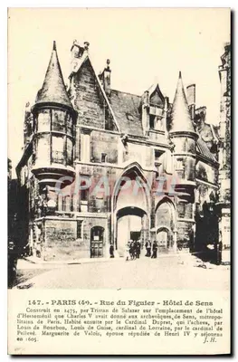 Paris (4e) - Rue du Figuier - Hôtel de Sens