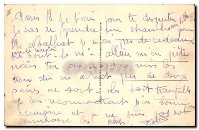 Paris (IIIe) — A Torre do Antigo Priorado de St-Martin des Champs — n° 925 — Verso