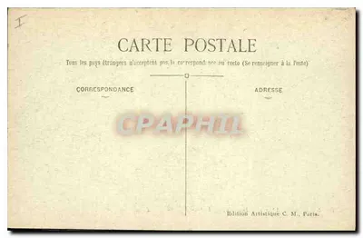 Interior da Sainte-Chapelle — Paris (1º arrondissement) — C. M. 15664 — Verso
