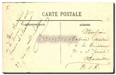 PARIS (1er) — Visão geral do Louvre — LL. n°49 — Verso