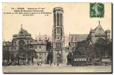 Igreja de Saint-Germain-l'Auxerrois — Paris 1º arrondissement — J.H. editor
