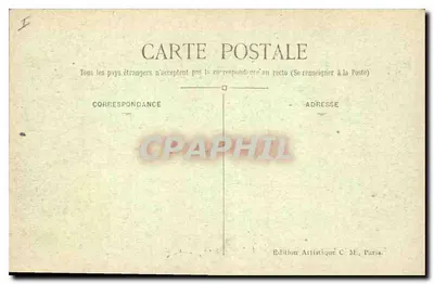 Paris (1º arrondissement) — Interior da Santa Capela — C.M. — Verso
