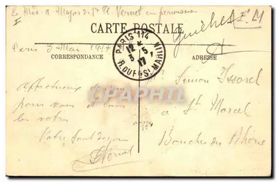 Paryż (1ère) — Pomnik Gambetta — LL. n°47 — Rewers