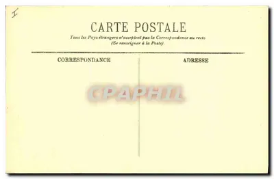 Paryż (1er) — Pomnik Gambetta i Louwry — L.L. — Rewers