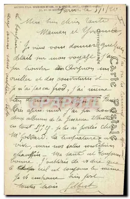Paryż — Mairie 1. dzielnicy i Katedra Świętego Germain z Auxerrois — JND Hol. n°37* — Rewers