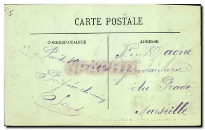 PARIS (1er) — Perspectief van de Rue de Rivoli — LL. — Achterkant