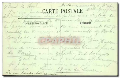 PARIS (1er) — Widok na Seinę z Pałacu Flore — LL. nr 1445 — Rewers