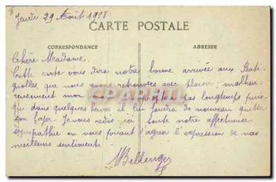 Paryż - Rada dzielnicy I — Święty Germain w Auxerrois — nr 4231 — Rewers