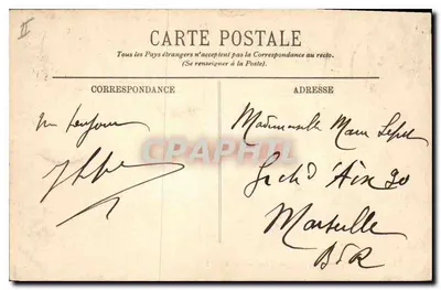 Paris (1.) — Perspektive der Rue de Rivoli — LL. — Rückseite