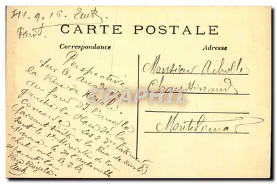 Paris (1er arrt) — O Jardim das Tuileries — Vista Geral — C.M. — N° 181 — Verso