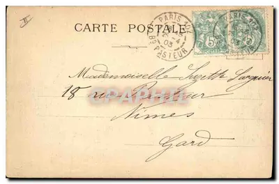 París — Rue de Rivoli — editor no visible — Reverso