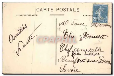 Vue panoramique de Paris — prise du Musée du Louvre — éditeur Tout Paris (1er arr.) — Verso