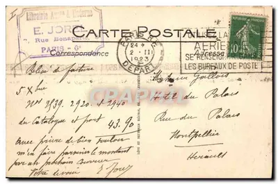 Paryż (1er) - Arc de Triomphe du Carrousel (Jardin des Tuileries) - LL — Rewers