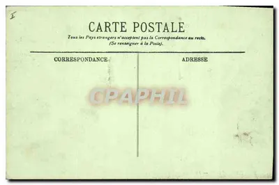 Parijs (VIIIe) — De Place de la Concorde — LL. — Achterkant