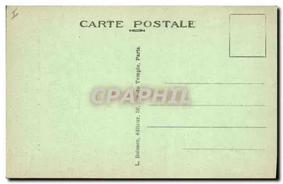 Katedra św. Piotra-aux-Boeufs — Paryż (8e) — L. Boisson, wydawca — Rewers