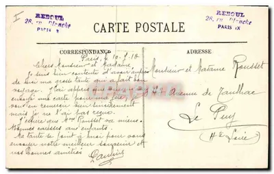 Paris (VIIe) — O Domo dos Inválidos — 238 — Verso
