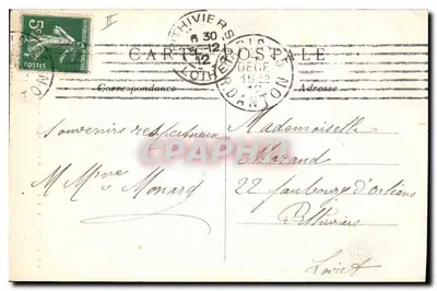 París (6e arr.) — El Jardín del Luxemburgo y el Panteón — G.M. n°492 — Reverso