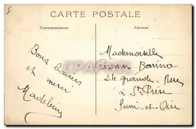 París (6º) — Jardín del Luxembourg, el Bassin — J. H. n° 422 — Reverso