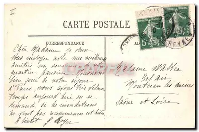 París (VI) — El Palacio del Luxemburgo — LL. — Reverso
