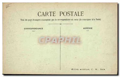 As Arenas Romanas, rua de Navarre — Paris (5º arrondissement) — C. M. n° 428 — Verso