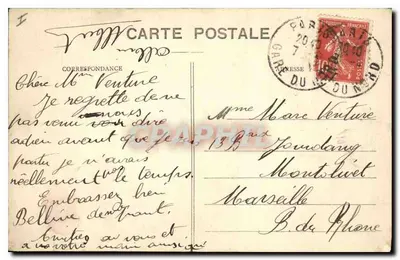 Parigi (1°) - Museo del Louvre e Monumento Gambetta - J. H. n° 589 — Verso