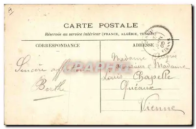 Parigi — Arene di Lulèce (Rue Monge) — A. Rosquet — Verso