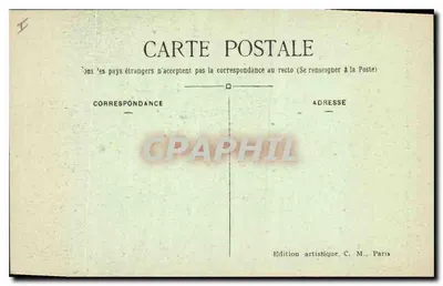 Kościół Świętego Etienne du Mont — Paryż (5e arrt) — Wydawnictwo artystyczne C. M. — Rewers