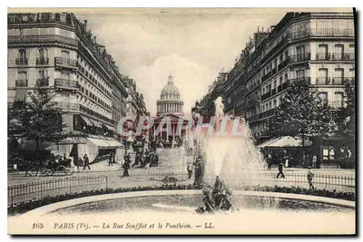 Paryż (V°) — Rue Soufflot i Panthéon — LL. — Nr 165