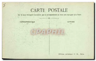 Igreja de Saint-Étienne du Mont — Paris (5e arrt) — Édition artistique C. M. n° 615 — Verso