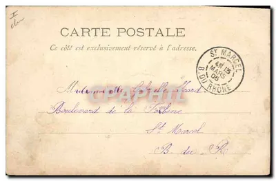 Marseille — Rue de Noailles — Thiéry Aîné & Siggrand — Verso