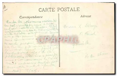 Marseille — Laboratorium A. Marion Zoologii Morskiej — LL n°92 — Rewers