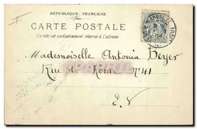 Marseille — L'Anceanne in het Jard Bozely — Glitché Lézan — Achterkant
