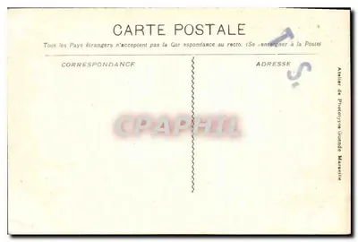Marseille - La Jetée. Effet de Vagues — Atelier de Phodélyrie Guende Marseille, n° 1744 — Verso