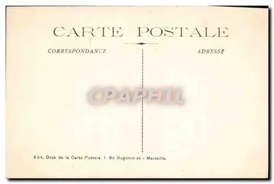 Marseille - Katedra — widok z portu — wydawca Dock de la Carte Postale, n°23 — Rewers