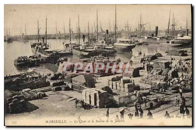 Marseille — Quai i basen Juliette — ND Phot