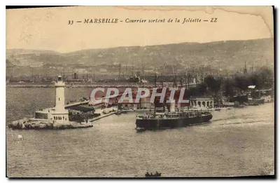 Marseille — Wysyłka z Joliette — wydawca nieznany, nr 33