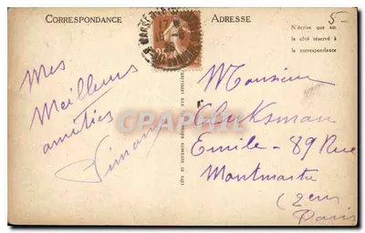 Paryż — Bazylika Montmartre — Rewers