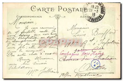 Marsella — Los diques de Joliette — Editor no identificado — Reverso