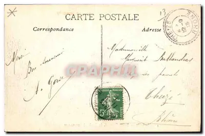 Marsella — Notre Dame de la Garde y Ascensores — editor desconocido, n° 40 — Reverso