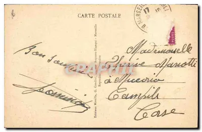 Marsiglia - Gli ascensori di Notre-Dame de la Garde - Mireille, n°60 — Verso