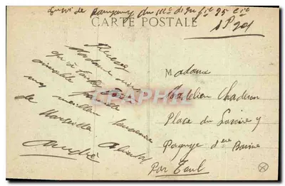 MARSEILLE - Nossa Senhora da Guarda - I.P. — Verso