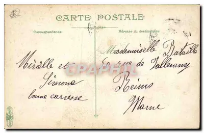 Marselha, N.D. de la Garde — vista da basílica e da torre com estátua — editor não visível — Verso