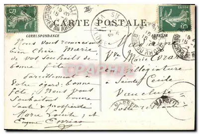 Marseille — Processie naar N.-D. de la Garde — Uitgever: C. P. A. n° 113 — Achterkant