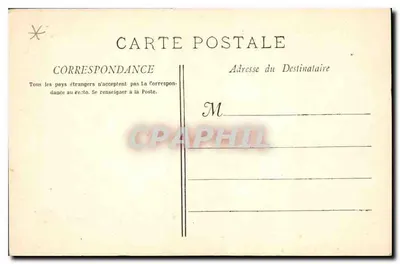 Marseille - N.D. de la Garde — widok z bazyliki i statui — wydawca Marseille, nr 13 — Rewers