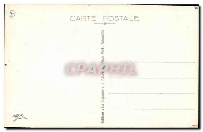 Marseille — Notre-Dame de la Garde — Uitgave La Cigogne — Achterkant