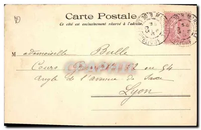 Marselha — Basílica de Nossa Senhora da Guarda — Editor B. P. n° 109 — Verso