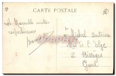Marseille — A Basílica de N.-D. de la Garde — Editor EL. — Verso