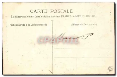 Marselha - Os Elevadores de N.-D. de la Garde — Fotógrafo em Paris, 13, rue Thouars — Verso