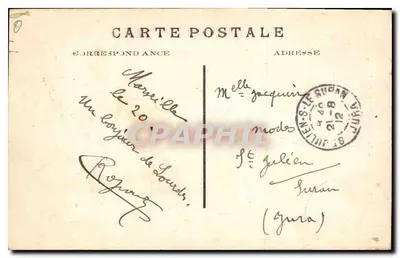 Marseille — Lifts van de N.-D. de Garde. Z. Z. — Achterkant