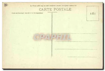 Marseille - N.D. de la Garde, cerca de 1840 - Antigo Repositório da « Bonne Mère » — Verso
